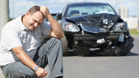 Víctima de accidente de coche