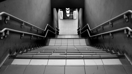 Escaleras.
