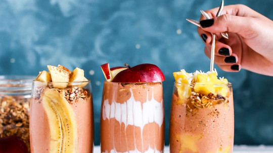 Batidos de frutas.