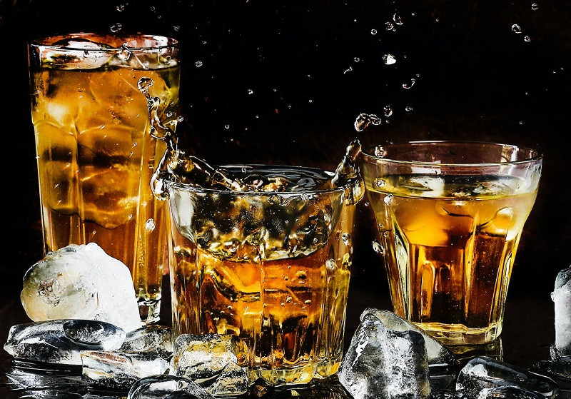 Efectos del alcoholismo en la cara