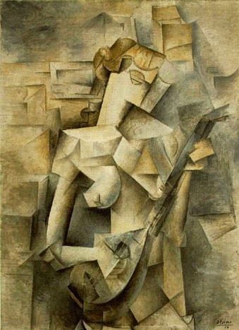 Mujer con Mandolina