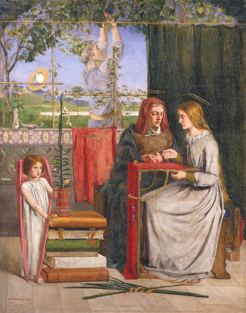 La infancia de la virgen