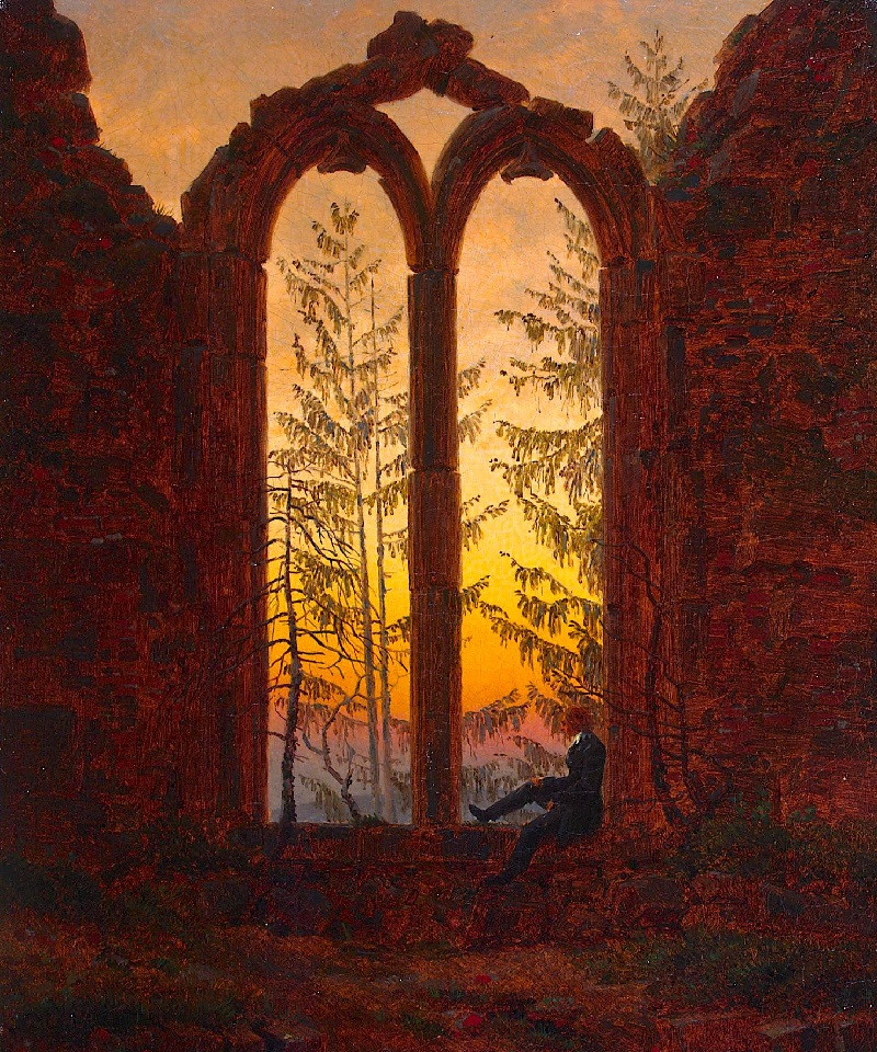 El Soñador de Caspar David Friedrich