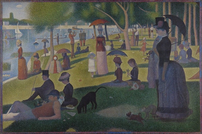 Tarde de domingo de George Seurat