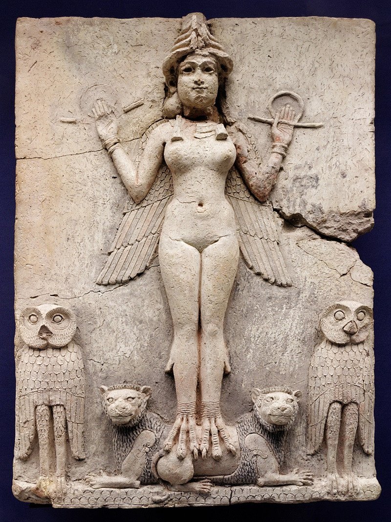 La Reina de la noche o Relieve Burney