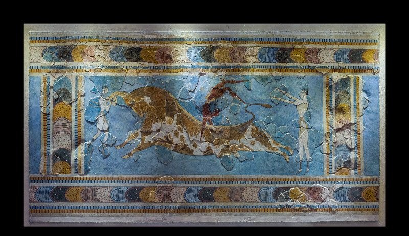 Fresco de la Taurocatapsia