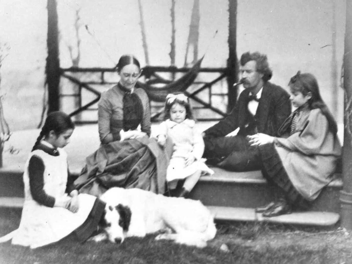 Olivia Langdon y Mark Twain