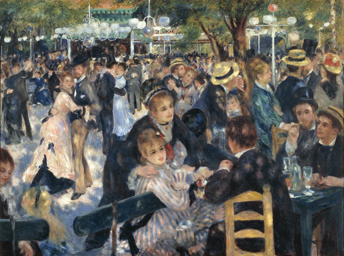 Baile en el Moulin de la Galette, Auguste Renoir