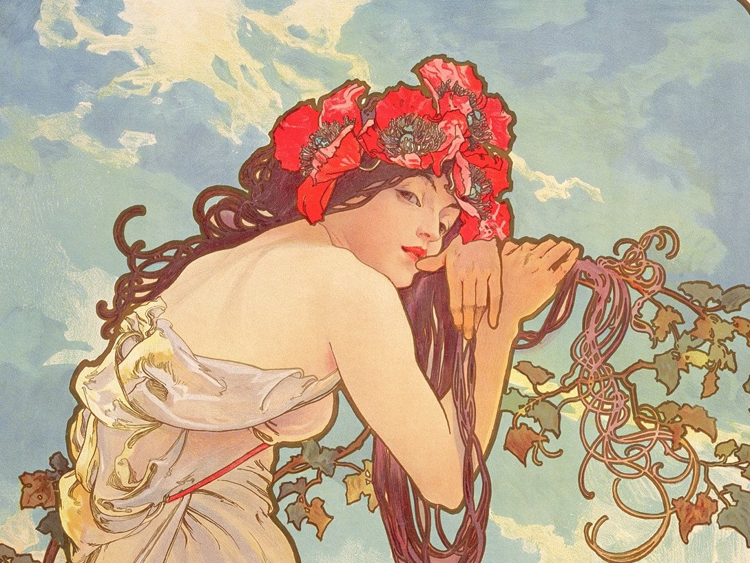 Verano, Alphonse Mucha