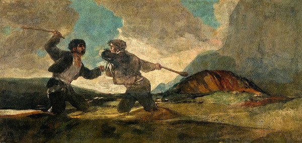 Duelo a garrotazos, de Francisco de Goya