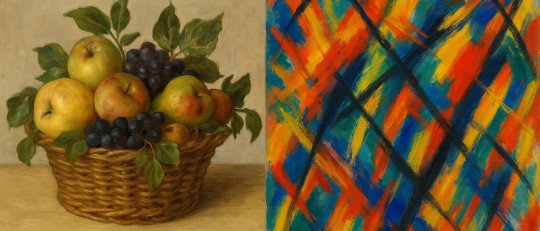 Cuáles son las diferencias entre la pintura figurativa y la pintura abstracta