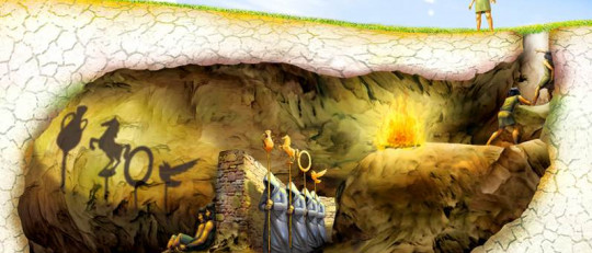 El mito de la caverna de Platón (significado e historia de esta alegoría)