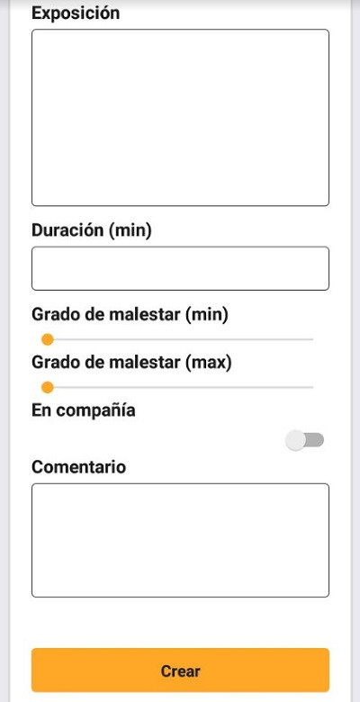 Registro de exposición