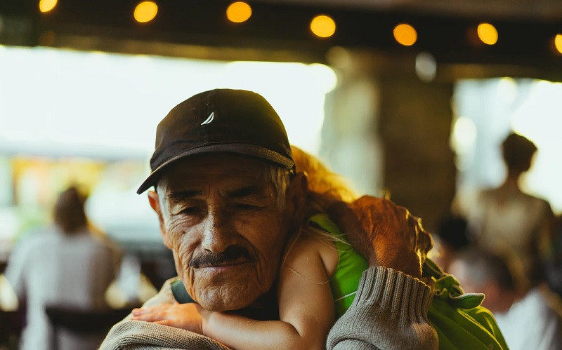 El abuelo es un pozo de sabiduría